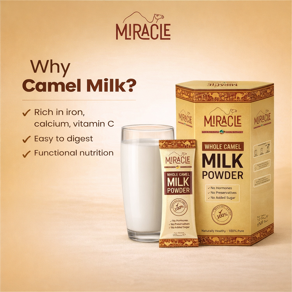 Miracle Whole Camel Milk Powder 20G