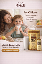 Miracle Whole Camel Milk Powder Box (24 Sachet)