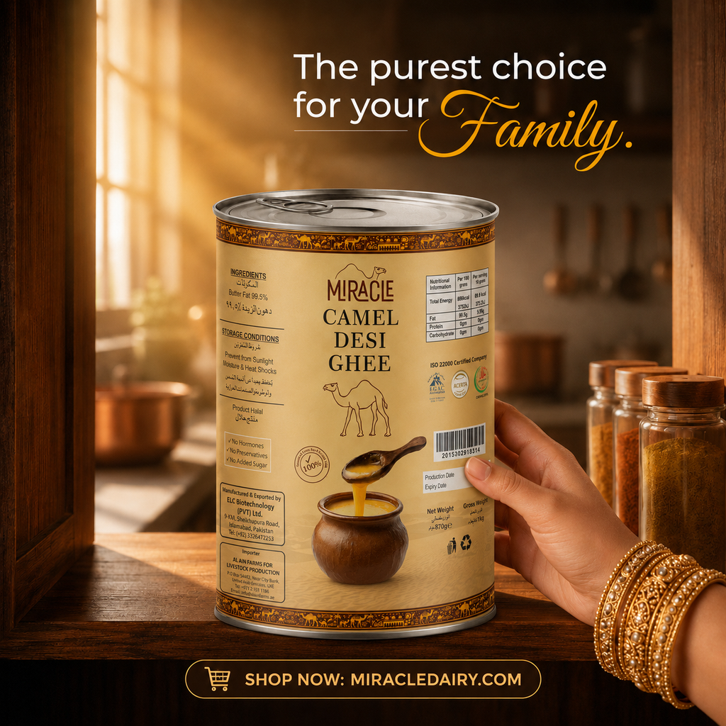 Miracle Camel Milk Desi Ghee 870G